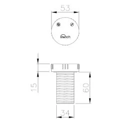 Abode Swich Diverter Valve Round With High Resin Filter Chrome -Bathroom Promotion abode at2054 4