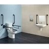 Armitage Shanks Contour 21+ Peninsular Close Coupled Doc M Pack Charcoal -Bathroom Promotion armitage shanks s0682rn