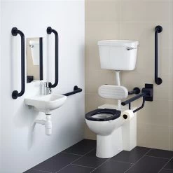 Armitage Shanks Standard Low Level LH Corner Doc M Pack S0689 Blue