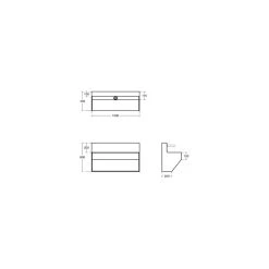 Armitage Shanks Contour 21 Splash 100cm Wash Trough S0751 Yellow -Bathroom Promotion armitage shanks s075179 2