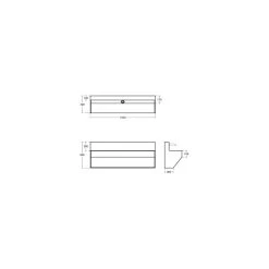 Armitage Shanks Contour 21 Splash 150cm Wash Trough S0752 Red -Bathroom Promotion armitage shanks s0752gq 2