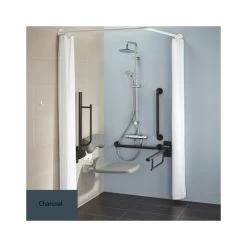 Armitage Shanks Contour 21 Doc M Pack With TMV3 Valve & Kit S0755 Charcoal