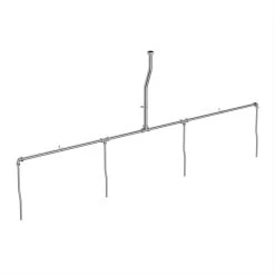 Armitage Shanks Sphero Flushpipe For Top Inlet Urinal, 4 Bowls