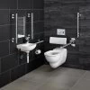 Armitage Shanks Doc M Contour 21 Wall Hung Left Corner Pack Chrome -Bathroom Promotion armitage shanks s6972aa