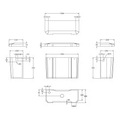 Bayswater Fiitzroy High Level Cistern (Excluding Downpipe) -Bathroom Promotion bayswater bayc020 2