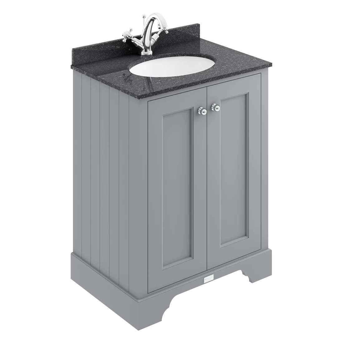 Bayswater Plummett Grey 600mm 2 Door Basin Cabinet 3 Bayswater Plummett Grey 600mm 2 Door Basin Cabinet