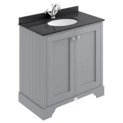 Bayswater Plummett Grey 800mm 2 Door Basin Cabinet