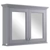 Bayswater Plummett Grey 1050mm Mirror Wall Cabinet -Bathroom Promotion bayswater bayf131