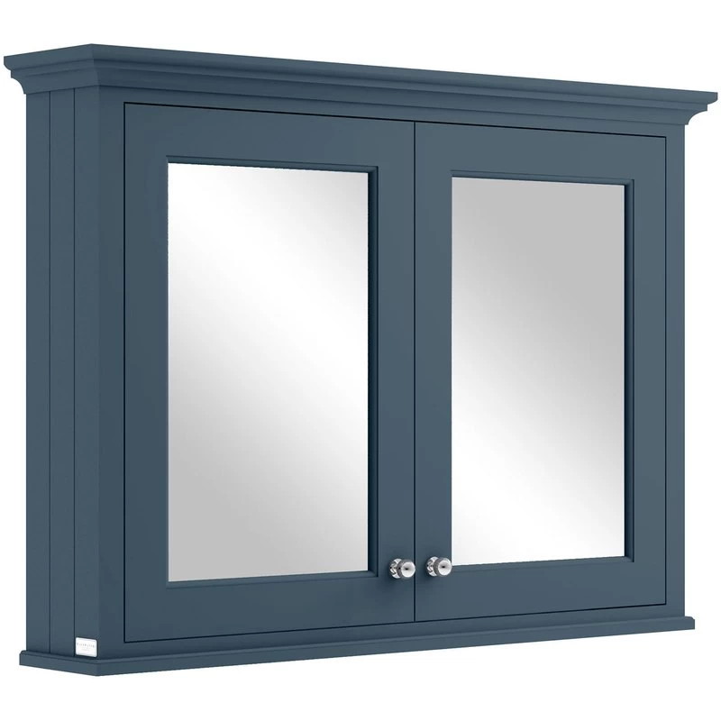 Bayswater 1050mm Mirror Wall Cabinet Stiffkey Blue 3 Bayswater 1050mm Mirror Wall Cabinet Stiffkey Blue