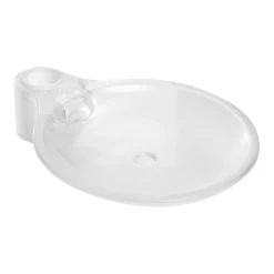 Bristan Cascade Clear Soap Dish Chrome