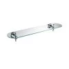 Bristan 1901 Glass Shelf Brass Chrome -Bathroom Promotion bristan n2shelfc