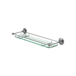 Burlington Glass Shelf With Chrome Guard Rail