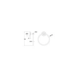 Burlington Towel Ring -Bathroom Promotion burlington a3chr 2