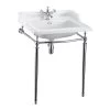 Burlington Classic 65cm 1 Hole Basin & Stand -Bathroom Promotion burlington b151th t49achr