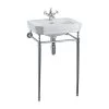 Burlington Victorian 56cm 1 Hole Basin & Regal Stand -Bathroom Promotion burlington b21th t22achr t62