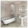 Burlington Bath Screen With Access Panel -Bathroom Promotion burlington c10