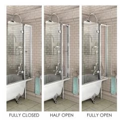 Burlington Bath Screen With Access Panel -Bathroom Promotion burlington c10 3