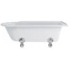 Burlington Hampton 170cm Right Handed Shower Bath, Luxury Feet -Bathroom Promotion burlington e14 l1c