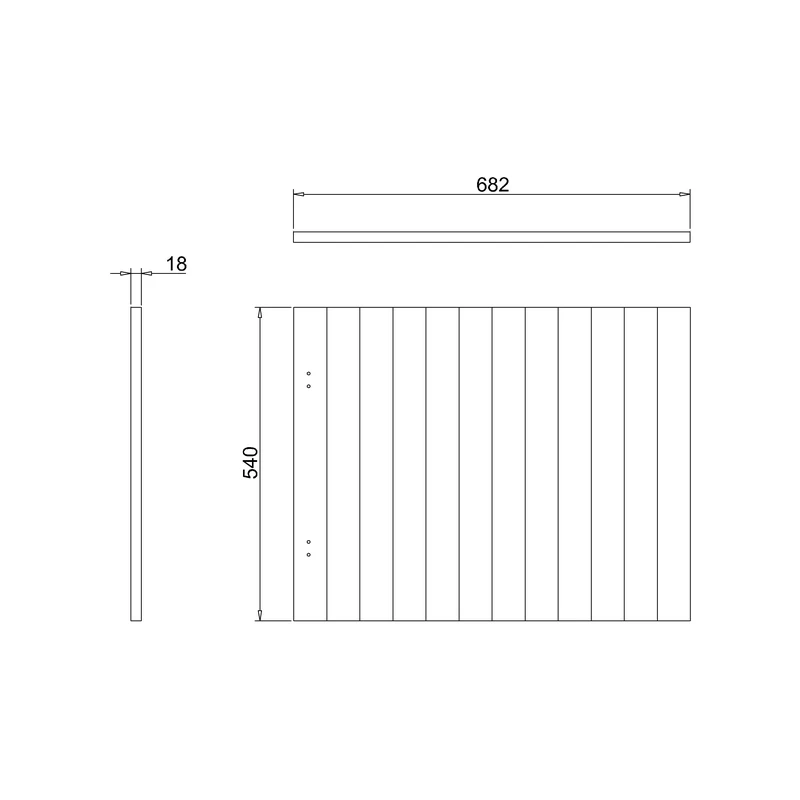 Burlington Arundel 70cm Bath End Panel 4 Burlington Arundel 70cm Bath End Panel - Image 2