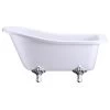 Burlington Buckingham 150cm Slipper Bath With Standard Feet -Bathroom Promotion burlington e6 e11chr