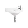 Burlington Small 50.5cm Curved Front 1 Right Tap Hole Basin -Bathroom Promotion burlington p13r