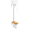 Burlington Standard High Level Toilet With Single Flush Cistern 2 Burlington Standard High Level Toilet With Single Flush Cistern -Bathroom Promotion burlington p2 c28s t30chr