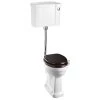 Burlington Standard Low Level Toilet With 52cm Push Button Cistern -Bathroom Promotion burlington p2 c2 t31chr
