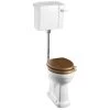 Burlington Standard Low Level Toilet With 44cm Lever Cistern -Bathroom Promotion burlington p2 c3 t31chr