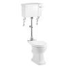 Burlington Standard Medium Level Toilet, 52cm Lever Cistern -Bathroom Promotion burlington p5 c1 t33chr