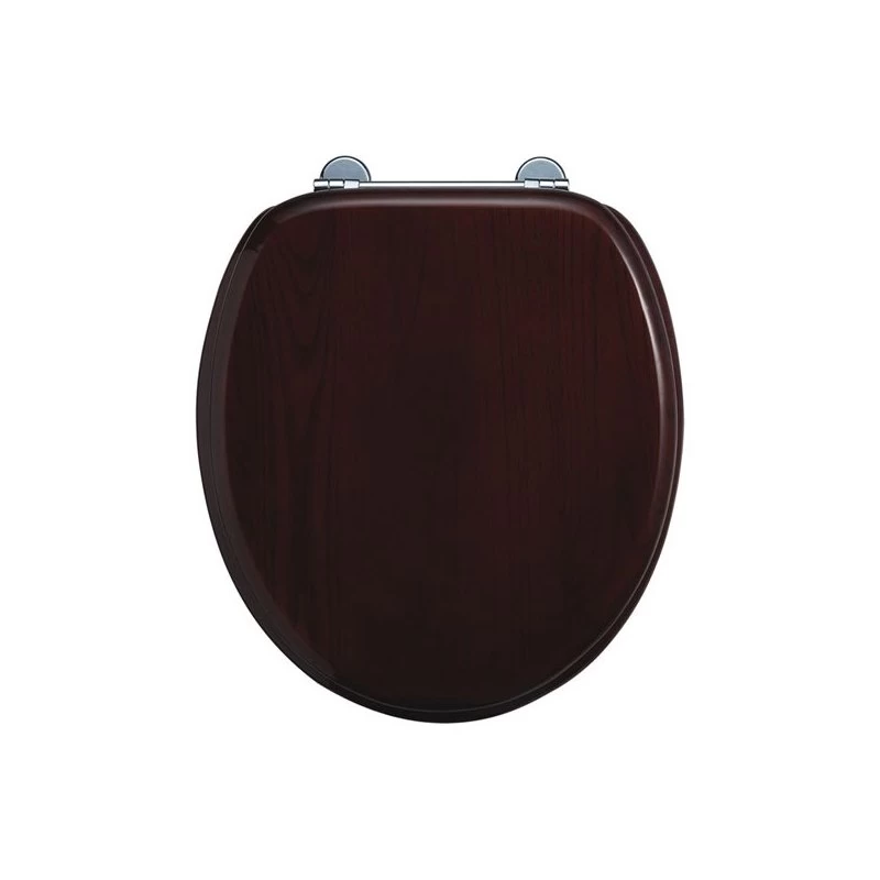 Burlington Bar Hinged Mahogany Toilet Seat 3 Burlington Bar Hinged Mahogany Toilet Seat