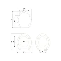 Burlington Blue Soft Close Toilet Seat -Bathroom Promotion burlington s99 2