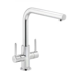 Carron Phoenix Rosolina L-Spout Kitchen Sink Mixer Tap Chrome