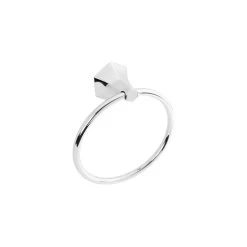 Cifial Hexa Towel Ring Chrome