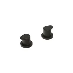Cifial Black Deck Bath Valves Pair