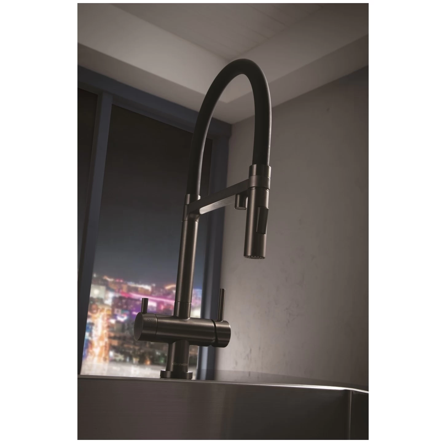 Clearwater Bellatrix Water Filter & Kitchen Mixer Tap Gun Metal 4 Clearwater Bellatrix Water Filter & Kitchen Mixer Tap Gun Metal - Image 2