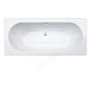 Essential Richmond Rectangular Bath 1700x750mm 0 Tap Holes White -Bathroom Promotion essential eb509