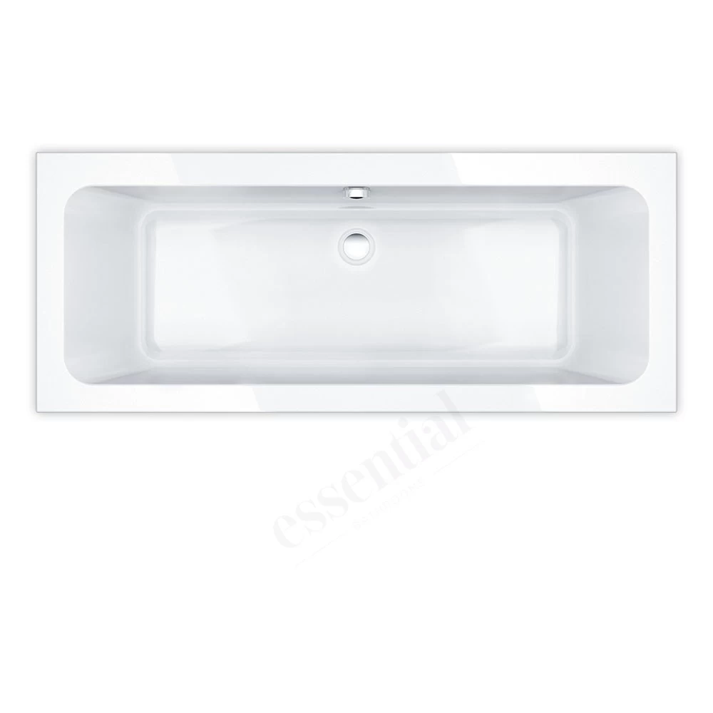 Essential Islington Rectangular Bath 1700x700mm 0 Tap Holes 3 Essential Islington Rectangular Bath 1700x700mm 0 Tap Holes