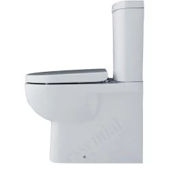 Essential Lily Back To Wall Pan, Cistern & Soft Close Seat Pack
