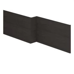 Essential Vermont MDF L Showerbath Front Panel 1700mm Dark Grey