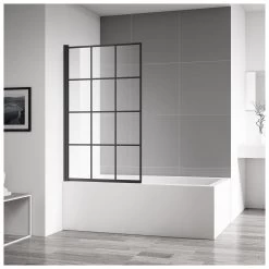 Frontline Aquaglass Velar Clear Glass Bath Screen