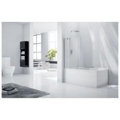 Frontline Aquaglass 6mm Square Bath Screen