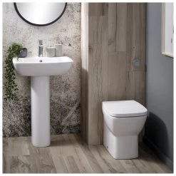 Frontline Aqua Piccolo Back To Wall Cloakroom Suite