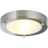 Frontline Cane Round Flush Ceiling Light 180mm -Bathroom Promotion frontline ccspa aj 9681b