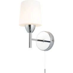 Frontline Aqua Wall Light With Pull Cord