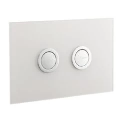 Frontline Glass Flush Plate Arctic