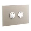 Frontline Glass Flush Plate Taupe -Bathroom Promotion frontline csfr pr 5044