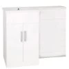 Frontline Aquatrend Petite Gloss White Basin Unit -Bathroom Promotion frontline cv29253 000