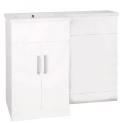 Frontline Aquatrend Petite Gloss White Basin Unit