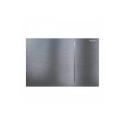 Geberit Sigma70 Flush Plate For Sigma 12cm Brushed Steel