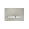 Geberit Sigma50 Metal Dual Flush Plate Chrome/Concrete -Bathroom Promotion geberit 115788jv2